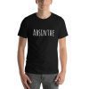 Unisex t-shirt that says "Absinthe" on it.