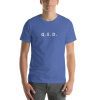 Unisex t-shirt that says "Q.E.D." on it.