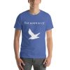 Unisex t-shirt that says "put a bird on it" on it with a picture of a bird.