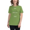 Women's t-shirt with the recipe for a Daiquiri cocktail on it.