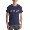 Unisex t-shirt that says "Hefeweizen" on it.