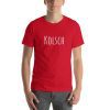 Unisex t-shirt that says "Kolsch" on it.