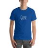 Unisex t-shirt that says "Gose" on it.