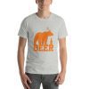 Unisex t-shirt that says "beer" on it. There's also a picture of a bear with antlers.