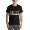 Unisex t-shirt that says "peace, love, beer" on it.