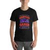 Unisex t-shirt that says "this is my hardcore gamer shirt" on it.